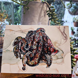 Cuttlefish card - Mr Sparkles the Cuttlefish