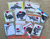 Christmas cards - handmade - packs from 3 upward