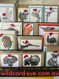 Christmas cards - handmade - packs from 3 upward