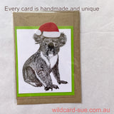 Christmas cards - handmade - packs from 3 upward