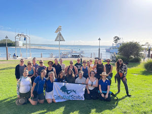 International Women's Day Dive event in Jervis Bay