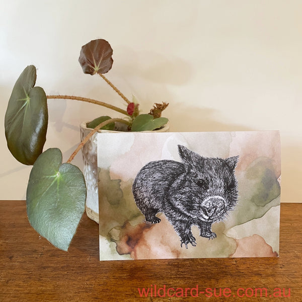Wombat Card -  Macaroni