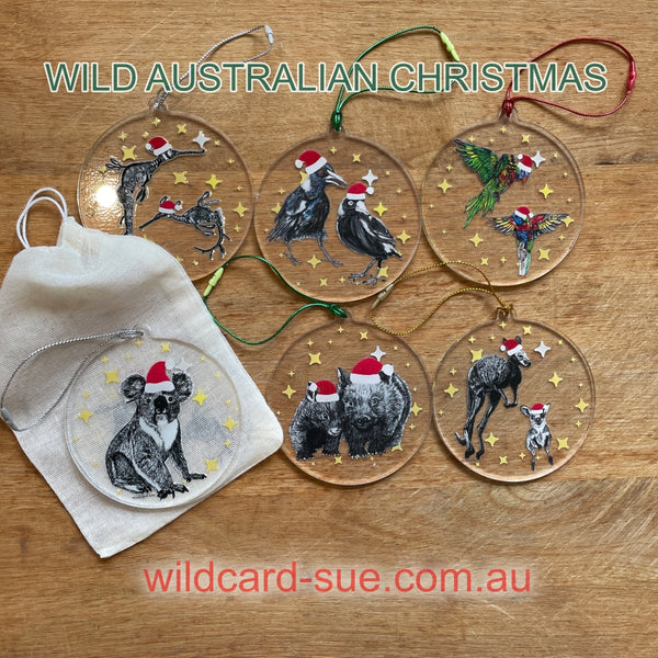 Christmas Ornaments - 6 pack