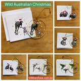 Christmas ornament + matching card set