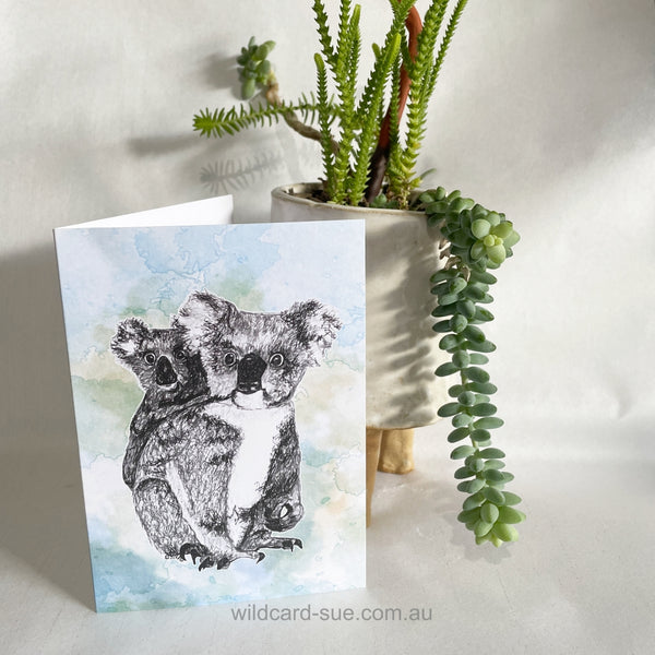 Koala card - Lee and Fraser the Koalas