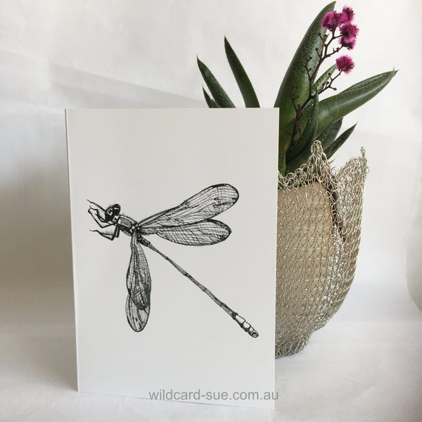 Dragonfly card -Lynette the Dragonfly