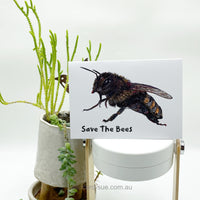 Bee card - Queenie the Bee - Save The Bees