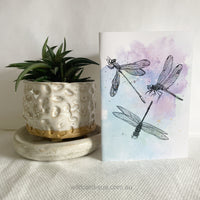 Dragonfly Card - Dragonfly Flurry