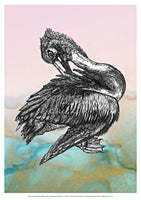 Percephone the Pelican Poster