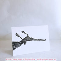 Weedy Sea Dragon card - George by Wildcard-Sue