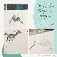 Weedy Seadragon - Grumps the Weedy Seadragon